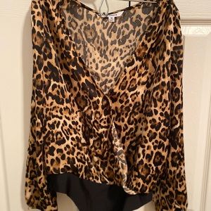 Cheetah Long Sleeve Body Suit